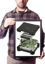 Quadro Foto Video Game 3do Poster Moldurado