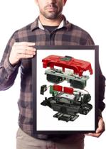 Quadro Foto Video Game Virtual Boy Poster Moldurado