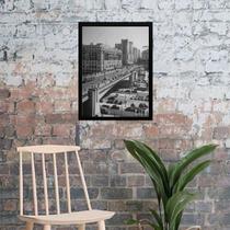 Quadro Fotografia Antiga De São Paulo 33X24Cm Quadro Fotografia Antiga De São Paulo 33X24Cm