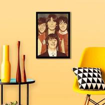 Quadro Fotografia Beatles 24X18Cm - Com Vidro