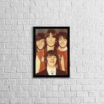 Quadro Fotografia Beatles 24x18cm - com vidro - Quadros On-line