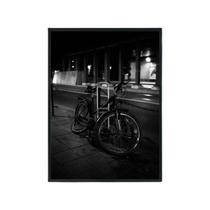 Quadro Fotografia Bicicleta Pneu Furado 24X18Cm - Com Vidro - Quadros On-Line
