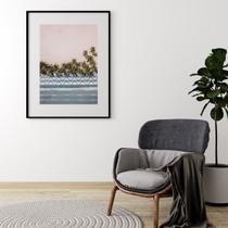 Quadro Fotografia Calçada de Copacabana - 60x48cm Quadro Fotografia Calçada de Copacabana - 60x48cm