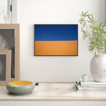 Quadro Fotografia Deserto 33X24Cm Com Vidro - Madeira Preta