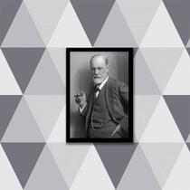Quadro Fotografia Freud 33x24cm - com vidro