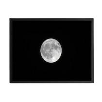 Quadro Fotografia Lua Cheia 24X18Cm - Com Vidro