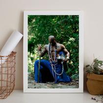 Quadro Fotografia Ogum 24x18cm - com vidro