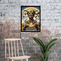 Quadro Fotografia Orixá Oxumaré 45X34Cm - Com Vidro