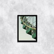Quadro Fotografia Roda Gigante 24x18cm - com vidro Quadro Fotografia Roda Gigante 24x18cm - com vidro