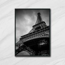 Quadro Fotografia Torre Eiffel 33x24cm - com vidro