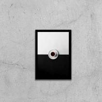 Quadro Fotografia Xícara De Café Preto E Branco 33X24Cm