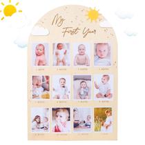 Quadro fotográfico Agkvw My First Year Baby Birthday Decoration