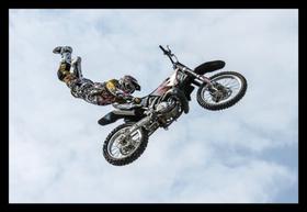 Quadro Fotografico Freestyle Motocross 42x29cm