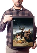 Quadro Francisco De Goya Sabá Das Bruxas Magia Ocultismo