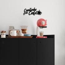 Quadro Frase 38,5X16,5cm 3mm cantinho do Café Decorativo Quadro Frase 38,5X16,5cm 3mm cantinho do Café Decorativo