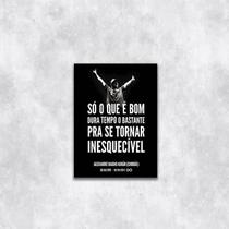 Quadro Frase Chorão 45x34cm - com vidro
