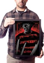 Quadro Freddy Krueger Filme Terror A Nightmare Decoração