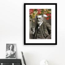 Quadro Freud Mente De Flores - 60x48cm