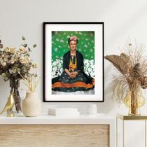 Quadro Frida Kahlo Art Pop 60x48cm Quadro Frida Kahlo Art Pop 60x48cm