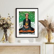 Quadro Frida Kahlo Art Pop 60X48Cm Quadro Frida Kahlo Art Pop 60X48Cm