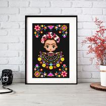 Quadro Frida Kahlo Peneaple 60x48cm Quadro Frida Kahlo Peneaple 60x48cm
