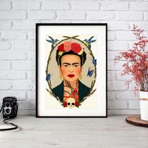 Quadro Frida Kahlo Renascence 60X48Cm Quadro Frida Kahlo Renascence 60X48Cm