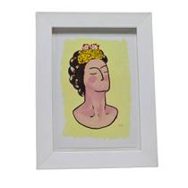 Quadro Frida Primavera Amarela P - Cristovão