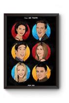Quadro Friends Poster Moldurado