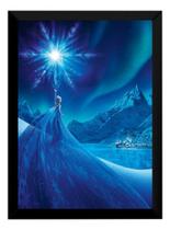 Quadro Frozen Uma Aventura Congelante Poster Moldurado