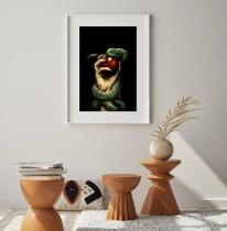 Quadro Fruto Proibido- Serpente Maçã 33X24Cm - Com Vidro Quadro Fruto Proibido- Serpente Maçã 33X24Cm - Com Vidro