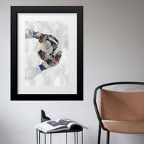 Quadro Futebol Goleiro - 60x48cm