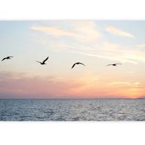 Quadro Gaivotas No Oceano