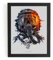 Quadro Game Battlefield Arte Poster Moldurado