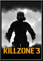 Quadro Game Killzone 3 Arte Simplista Moldura 42x29cm