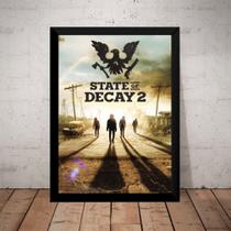 Quadro Game State Of Decay Arte Poster Com Moldura Quadro Game State Of Decay Arte Poster Com Moldura
