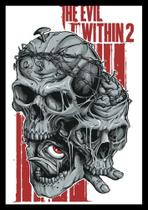 Quadro Game The Evil Within 2 Arte Moldura 42x29cm Quadro Game The Evil Within 2 Arte Moldura 42x29cm
