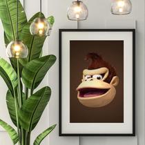 Quadro Gamer Donkey Kong - 60X48Cm