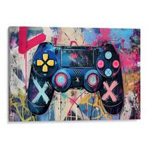 Quadro Gamer Em Vibrações de Cores Dinâmicas