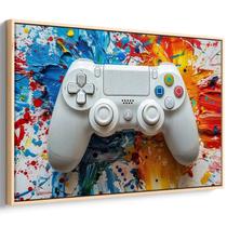 Quadro Gamer - Explosão de Cores e Criatividade Interativa