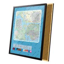 Quadro Gamer Mapa Gta San Andreas Moldura e Vidro Quadro Gamer Mapa Gta San Andreas Moldura e Vidro