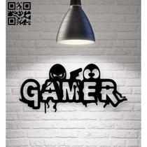 Quadro Gamer Mdf 40x18cm