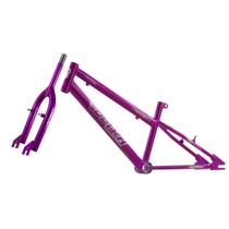 Quadro + Garfo Ultra Bikes Especial Reforçado Rebaixado Lilas Umb20