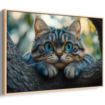 Quadro Gato Encantado dos Olhos de Safira