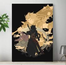 Quadro Genshin Impact Personagens Placa Decorativa Game Anime MDF 20x28cm