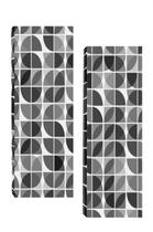 Quadro Geometrico preto e branco par 20x60 Atelier Valverde