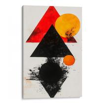 Quadro Geometrico vermelho