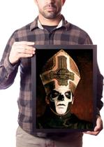 Quadro Ghost Bc Banda Arte Papa Emeritus Pôster Moldurado Quadro Ghost Bc Banda Arte Papa Emeritus Pôster Moldurado
