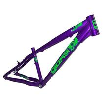 Quadro gios br 4trix aro 26 alumínio roxo / verde neon