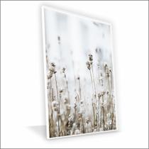 Quadro Gipsofila Canvas Com Vidro