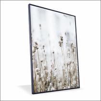 Quadro Gipsofila Canvas Com Vidro